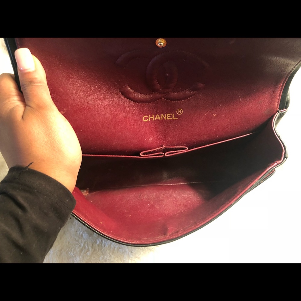 Medium Black Chanel Flap
